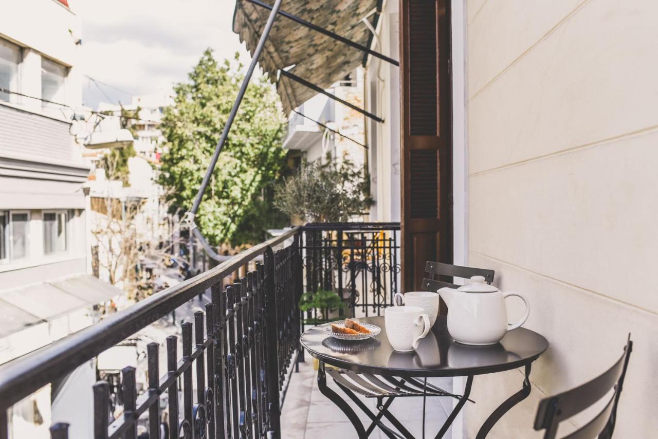 Neoclassical Apartment Near Acropolis - Livingstone Crystal Aten Exteriör bild